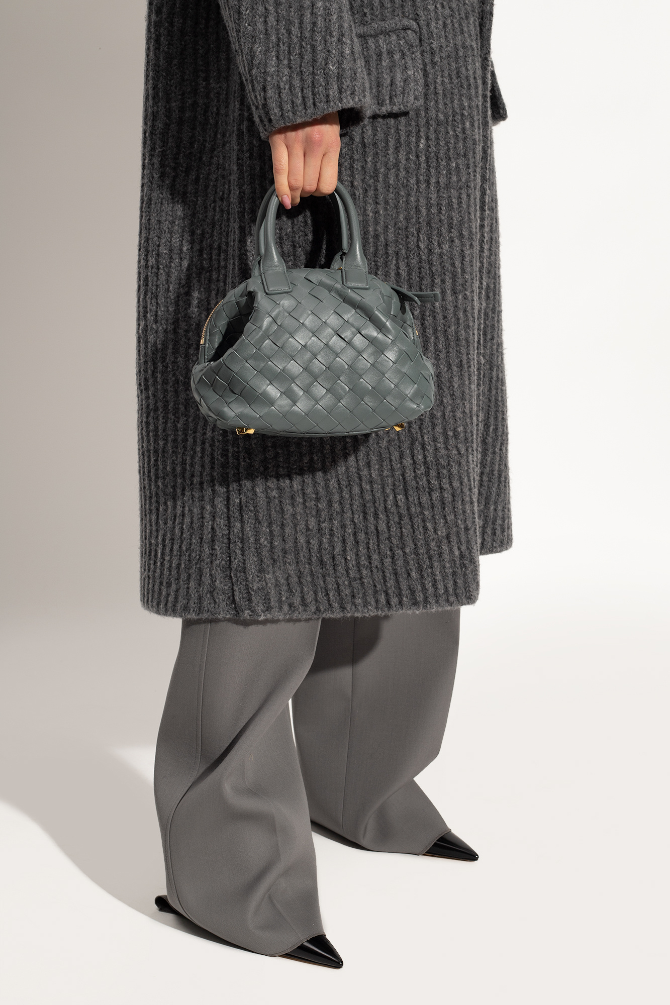 Grey bottega veneta on sale bag